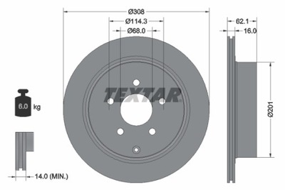 DISC BRAKE 92149303  