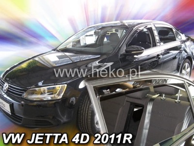 VW JETTA DE 2011-> BERLINA DEFLECTORES DE PUERTA HEKO  