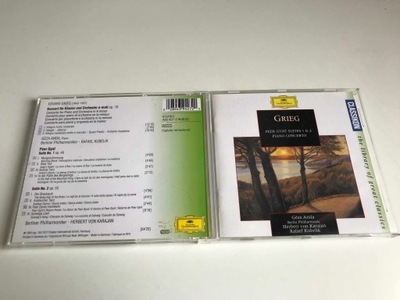 CD Grieg Peer Gynt Suites 1&2 Piano Concerto Geza Anda BP Karajan STAN 5-/6