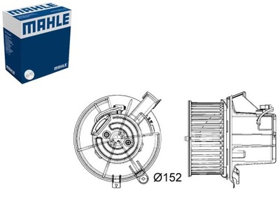 VENTILIATORIUS PŪSTUVO MAHLE 12V MERCEDES C T-MODEL S204 C W204 E A207 E 