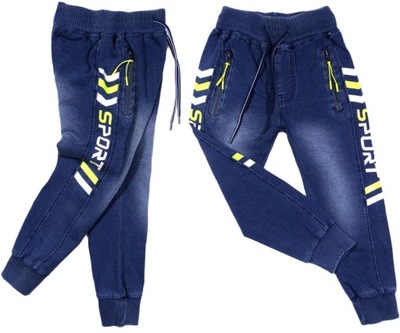 SPODNIE dresowe jak jeans 402B TONY 4Y joggers