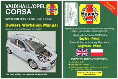 OPEL VAUXHALL CORSA E (2015-2018) V MANUAL REPARACIÓN HAYNES +GRATIS 24H  