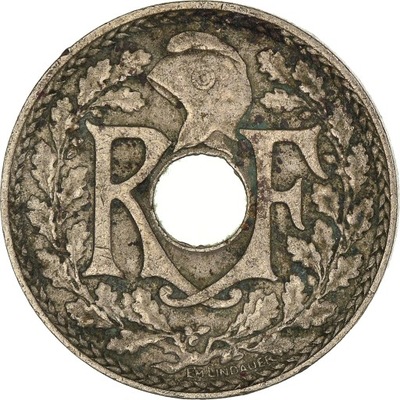 Moneta, Francja, 10 Centimes, 1932