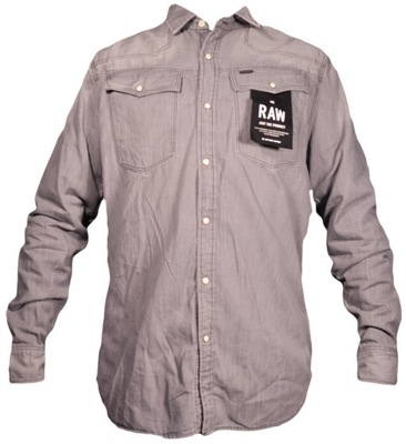 G-STAR RAW koszula GREY slim 3301 SHIRT /S _ S