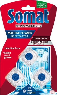 Somat Cleaner Środek do czyszczenia zmywarek 3x20g