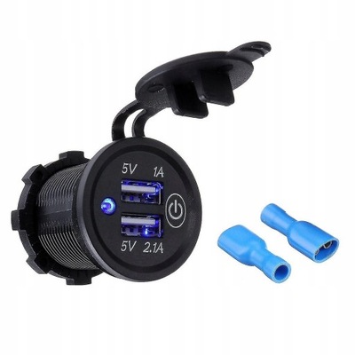 P1-s Touch Switch 2.1a 1a Dual Usb Car Motorized 