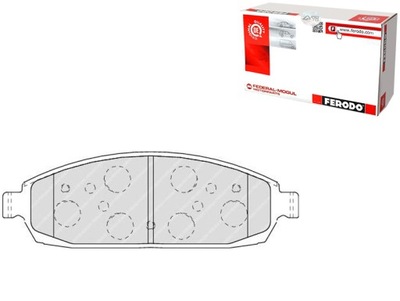 FERODO КОМПЛЕКТ КОЛОДОК ТОРМОЗНЫХ 6828967AA PAD14