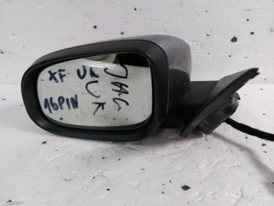 Зеркало левая jaguar xf x250 07- 16pin uk фото №1