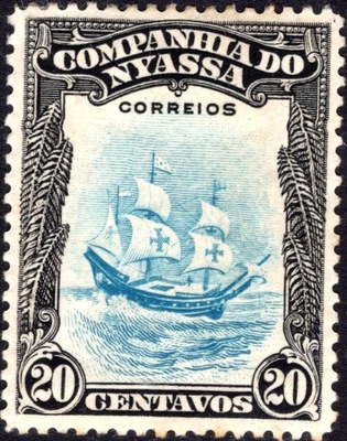 kol.portug.Companhia do Nyassa 20 c.czysty *