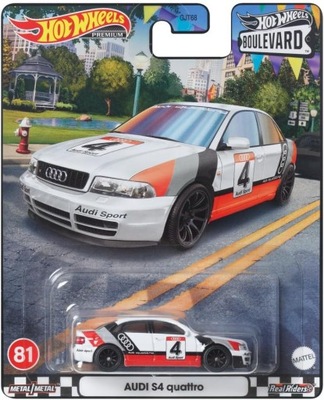 HOT WHEELS PREMIUM BOULEVARD #81 Audi S4 Quattro