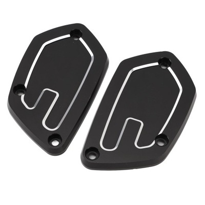 2 PIEZAS MOTOCICLETA DELANTERO HAMULEC RECUBRIMIENTO CONJUNTO DE EMBRAGUE CNC LUZ DE FRENADO ALUMINIO Q1  