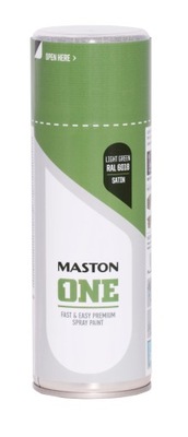 maston one farba spray ral 6018 jasny zielony 0,4l