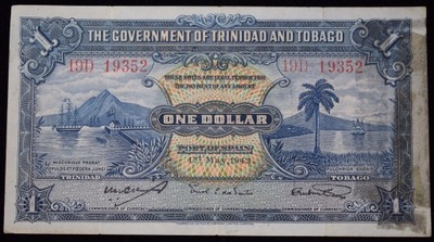 1942 Trynidad i Tobago 1 dolar