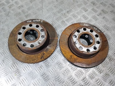 Гальмівні диски гальмівні задня vw golf v 1.6 16v фото №1