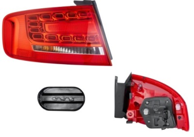 Фара задняя левая audi a4 b8 07-11zew sdn hella led фото №1