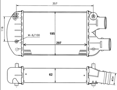 NRF 30122A NRF INTERCOOLER  