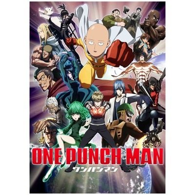 Plakat One Punch Man Anime Wanpanman