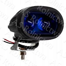 ПРОТИВОТУМАНКА OWALNY 2 LED (СВЕТОДИОД ) 16W BLUE ГОЛУБАЯ DO БАЛКИ ОБПРИСКИВАТЕЛЯ E9 R10 TT TEC