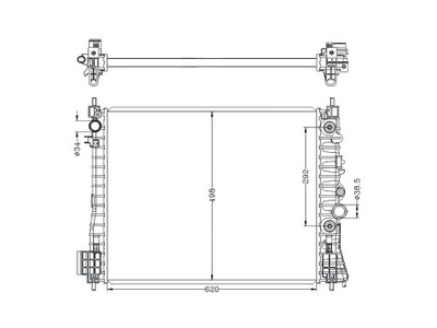 Buick encore 2012-2016 радіатор 3010562 фото №1