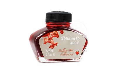 ATRAMENT 62,5 ML. CZERWONY PELIKAN