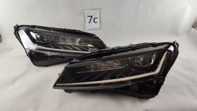 Skoda superb iii lift 3v1 full led левый правый фото №1