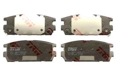 Trw тормозные колодки тормозные hyundai задняя terracan 01- trw фото №1