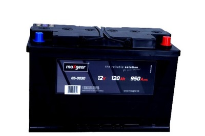 MAXGEAR АКУМУЛЯТОР 12V 120AH 950A L- 350X175X230