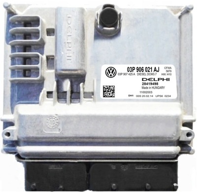 ECU VW POLO 1.2 DCM3.7 CFWA 03P906021AJ 28419498 