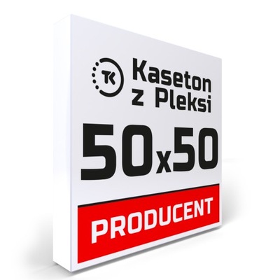 Kaseton z Pleksi reklamowy LED 50x50cm