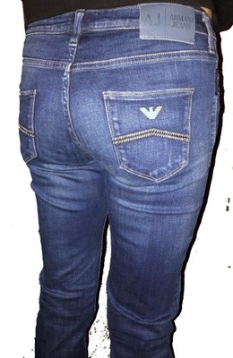 ARMANI JEANS Spodnie Jeansowe roz 28