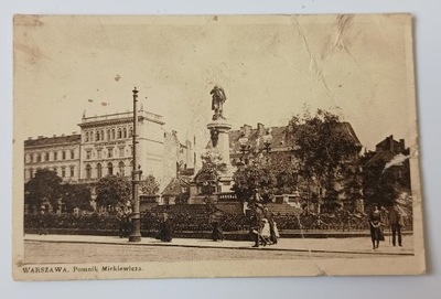 Warszawa- Pomnik Mickiewicza