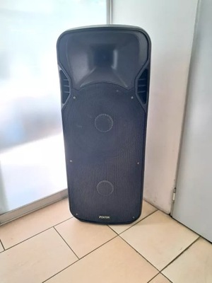 FENTOM GŁOŚNIK IMPREZOWY FT215LED MIKROFON PILOT OPIS