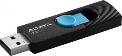 ADATA UV220 64GB USB 2.0 czarno-niebieski