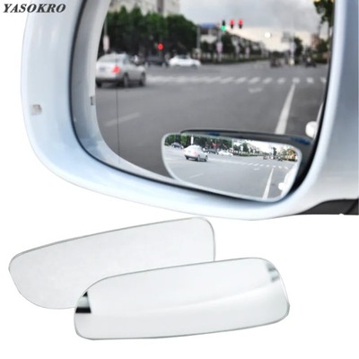 1 Pair Car Blind Spot Mirror Rear View Mirror Safety Blind Spot Mirr~52363 