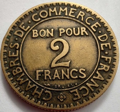 1385 - Francja 2 franki, 1924