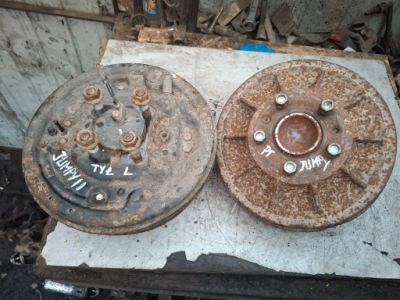 Citroen jumpy ii scudo expert ступица задний  барабан фото №1