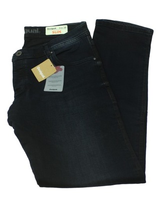 Spodnie męskie jeansowe DESIGUAL Slim 38