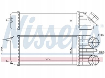 ИНТЕРКУЛЕР CITROEN NISSENS 96612