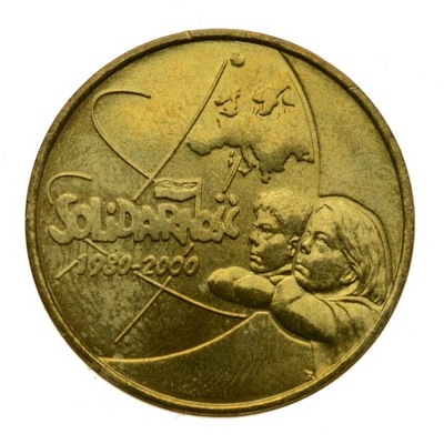 2 złote 2000 r. - Solidarność
