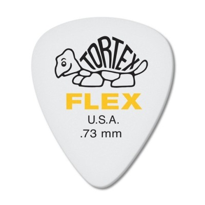 DUNLOP TORTEX FLEX KOSTKA KOSTKI DO GITARY 0,73 mm