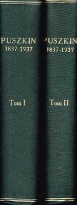 Puszkin 1837-1937 Tom 1-2