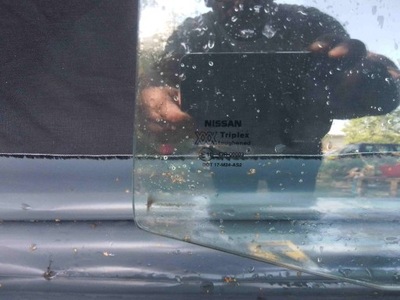 Nissan primera p12 стекло боковая задняя задняя левая фото №1