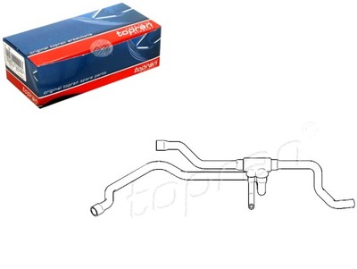 TOPRAN ПАТРУБОК ОБОГРЕВАТЕЛЯ BMW 5 (E34) 2.0/2.5 03.