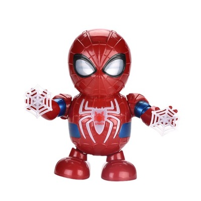 Tańczący Robot SPIDERMAN LED Muzyka interaktywny