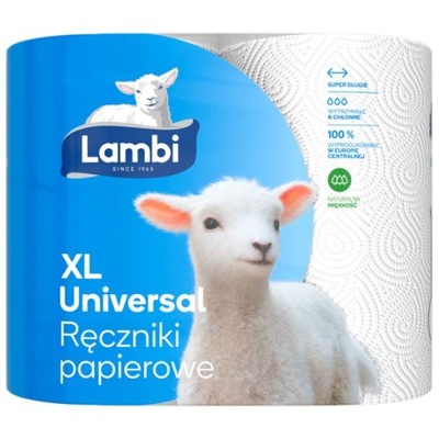 LAMBI Ręcznik Papierowy Kuchenny XL 2 szt.