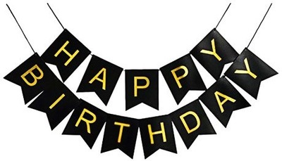 Girlanda urodzinowa baner Happy Birthday
