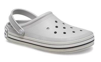 Crocs 209651-1FT Off Court Logo Clog szare klapki Crocsy M12 46-47