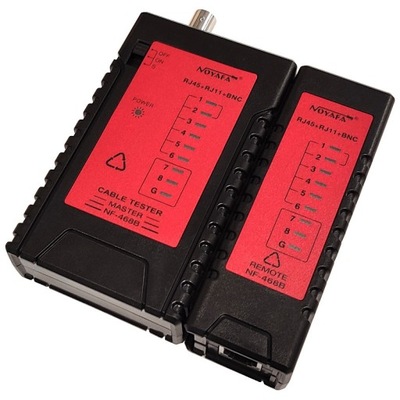 TESTER OKABLOWANIA SZUKACZ PAR RJ11 RJ45 RJ-45 BNC