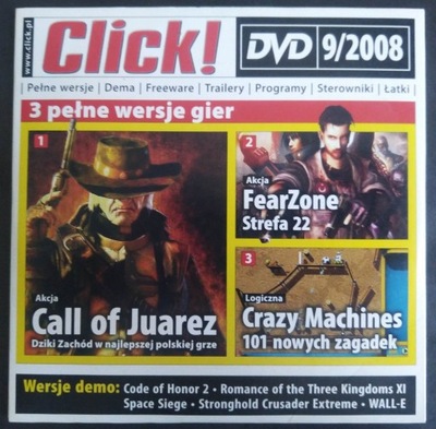 Call of Juarez Crazy Machines FearZone Gry PC