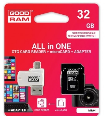 Goodram Karta pamięci microSDHC 32GB CL10